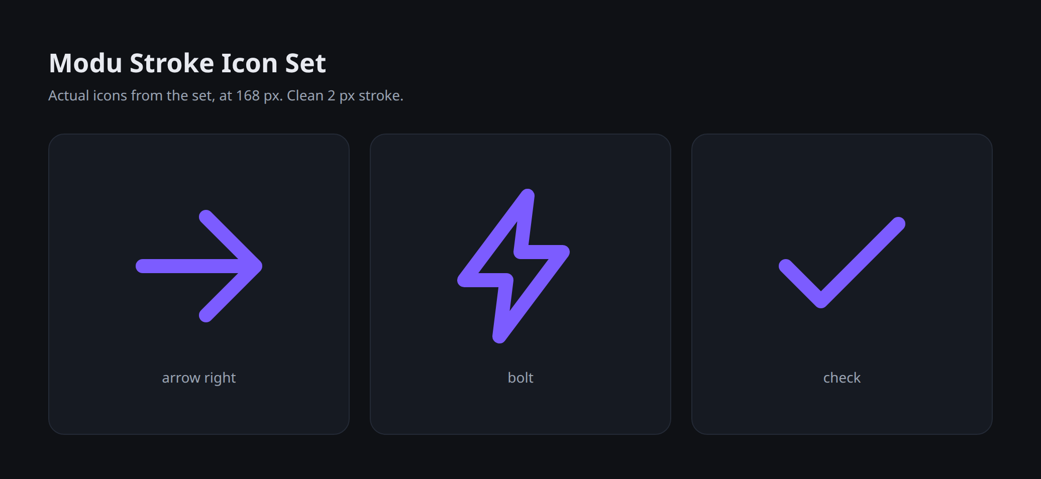 Modu Stroke Icon Set preview 3