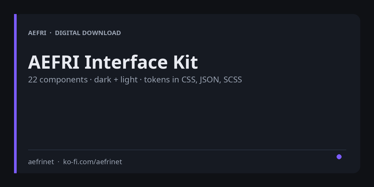AEFRI Interface Kit - actual product preview