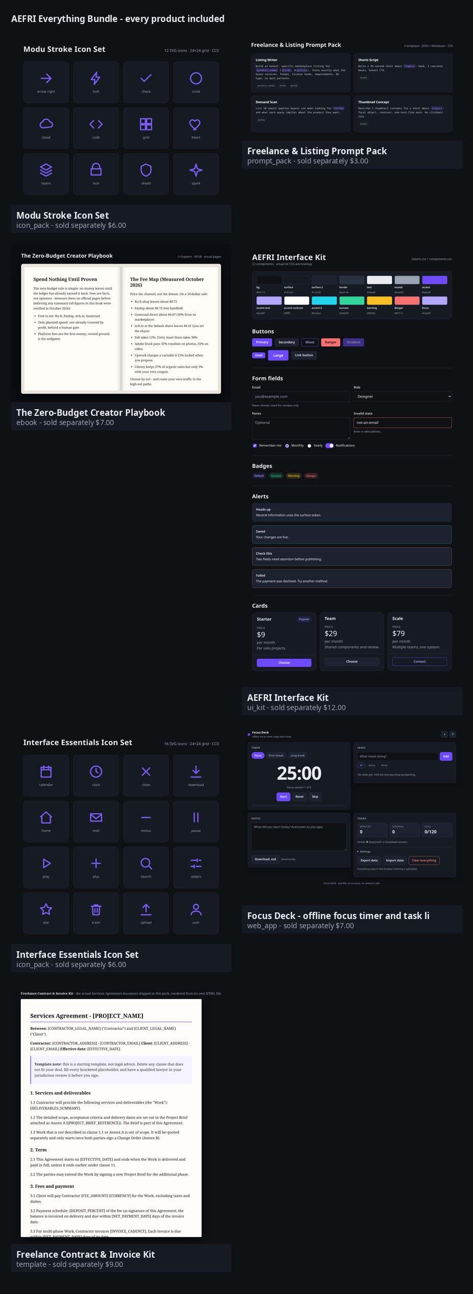 AEFRI Everything Bundle preview 3